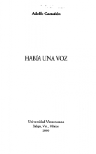 Había una voz