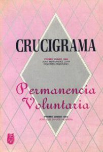 Crucigrama : Permanencia voluntaria
