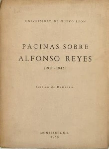 Páginas sobre Alfonso Reyes