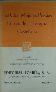 Las cien mejores poesías de la lengua castellana