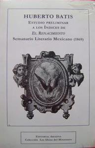 Estudio preliminar : índices de El Renacimiento 