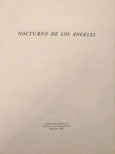 Nocturno de los Ángeles