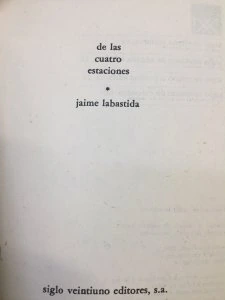 De las cuatro estaciones