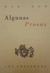 Algunas prosas