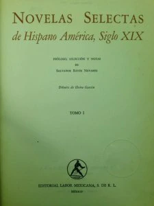 Novelas selectas de Hispano América, siglo XIX