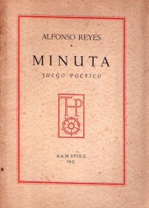 Minuta : juego poético