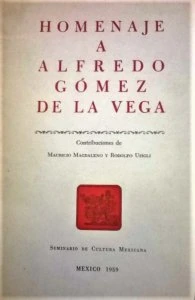 Homenaje a Alfredo Gómez de la Vega