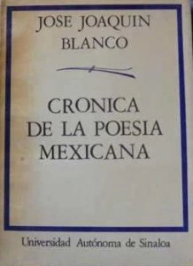 Crónica de la poesía mexicana