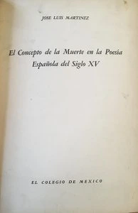 El concepto de la muerte en la poesía española del siglo XV