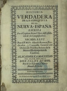 Historia verdadera de la conquista de la Nueva España
