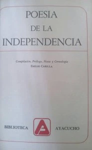 Poesía de la independencia