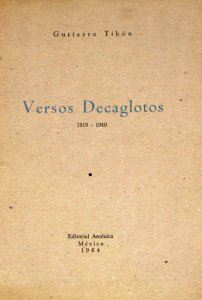 Versos decaglotos (1919-1940)