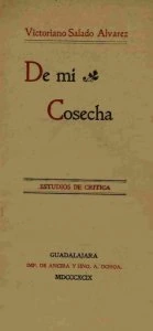 De mi cosecha : estudios de crítica