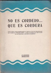 No es Cordero... que es Cordera