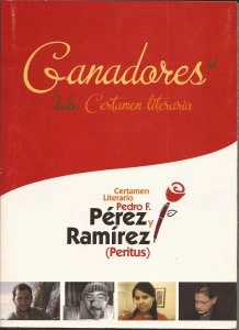 Ganadores del segundo certamen Pedro F. Pérez y Ramírez