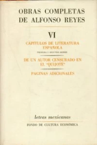 Capítulos de literatura española : primera y segunda series. De un autor censurado en el "Quijote" ; páginas adicionale