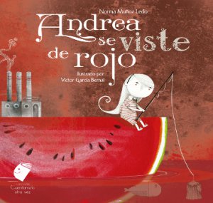 Andrea se viste de rojo