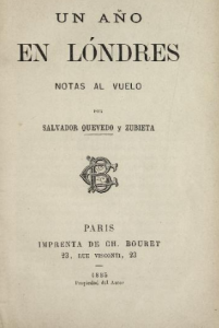 Un año en Lóndres : notas al vuelo