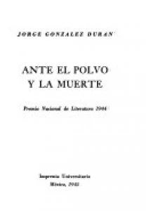 Ante el polvo y la muerte