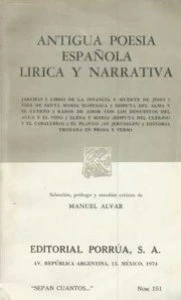Antigua poesía española lírica y narrativa