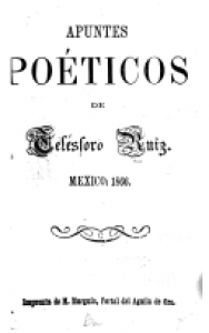 Apuntes poéticos de Telésforo Ruiz