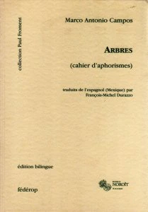 Arbres : cahier d'aphorismes