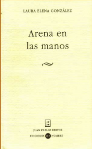 Arena en las manos