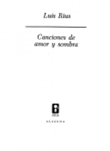 Canciones de amor y sombra