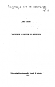 Canciones para una sola cuerda