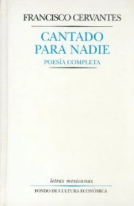Cantado para nadie