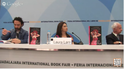 Presentación en la FIL de ''A Lupita le gustaba planchar'' de Laura Esquivel