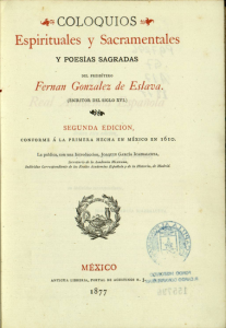 Coloquios espirituales y sacramentales y Canciones divinas
