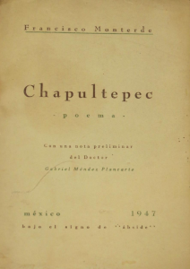 Chapultepec : poema