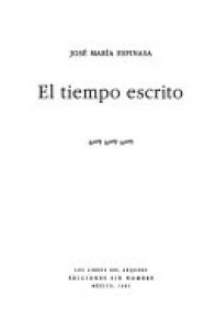El tiempo escrito