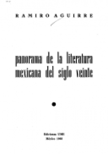 Panorama de la literatura mexicana del siglo veinte