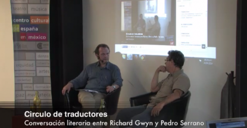 Conversación literaria entre Richard Gwyn y Pedro Serrano