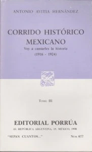 Corrido histórico mexicano : 1916-1924