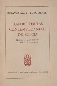 Cuatro poetas contemporáneos de Suecia : Martinson, Lundkvist, Ekelöv y Lindegren