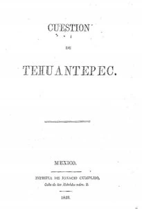Cuestión de Tehuantepec
