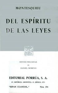 Del espíritu de las leyes