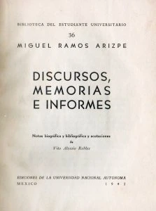 Discursos, memorias e informes