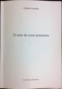El acto de crear presencia