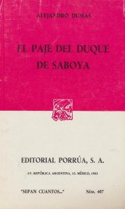 El paje del duque de Saboya