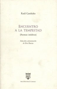 Encuentro a la tempestad : (Poemas inéditos)