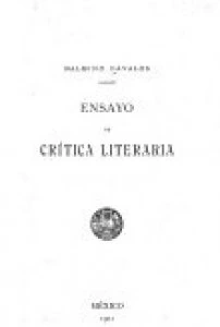 Ensayo de crítica literaria
