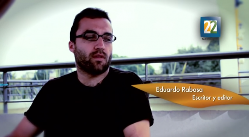 Entrevista con el escritor Eduardo Rabasa  sobre su obra <i>La suma de los ceros</i>