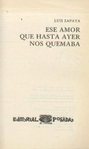Ese amor que hasta ayer nos quemaba
