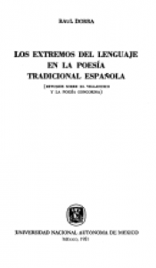 Los extremos del lenguaje en la poesía tradicional española