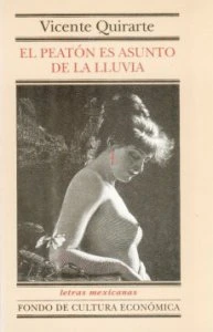 El peatón es asunto de la lluvia