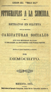 Fotografías a la sombra : retratos en silueta de las muchas caricaturas sociales que nos estorban el paso y nos salen al encuentro por todas partes